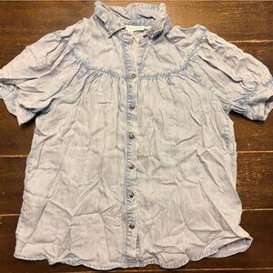Jane and Delancey Light Blue Blouse